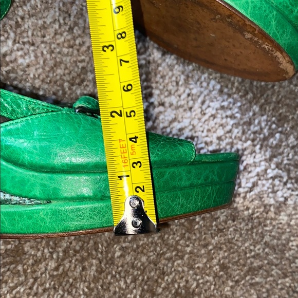 BALENCIAGA | Green Strappy Women's Sandals - Picture 10 of 11
